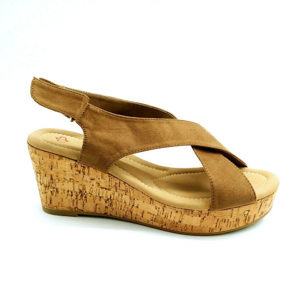 DbDk Lyssa 1 High Heel Platform Wedge Sandal NEW